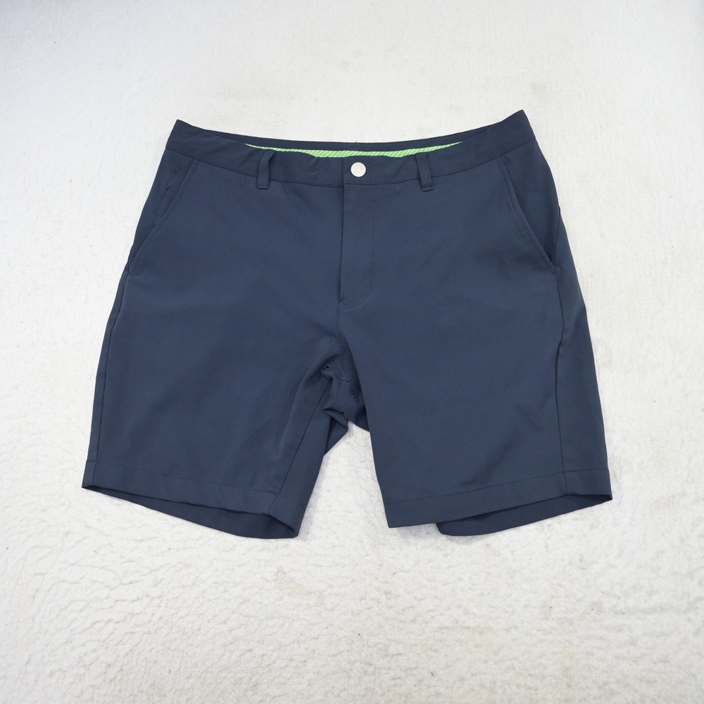 Bonobos Golf Shorts Mens 35 Dark Blue 8" Inseam Performance Stretch Vented